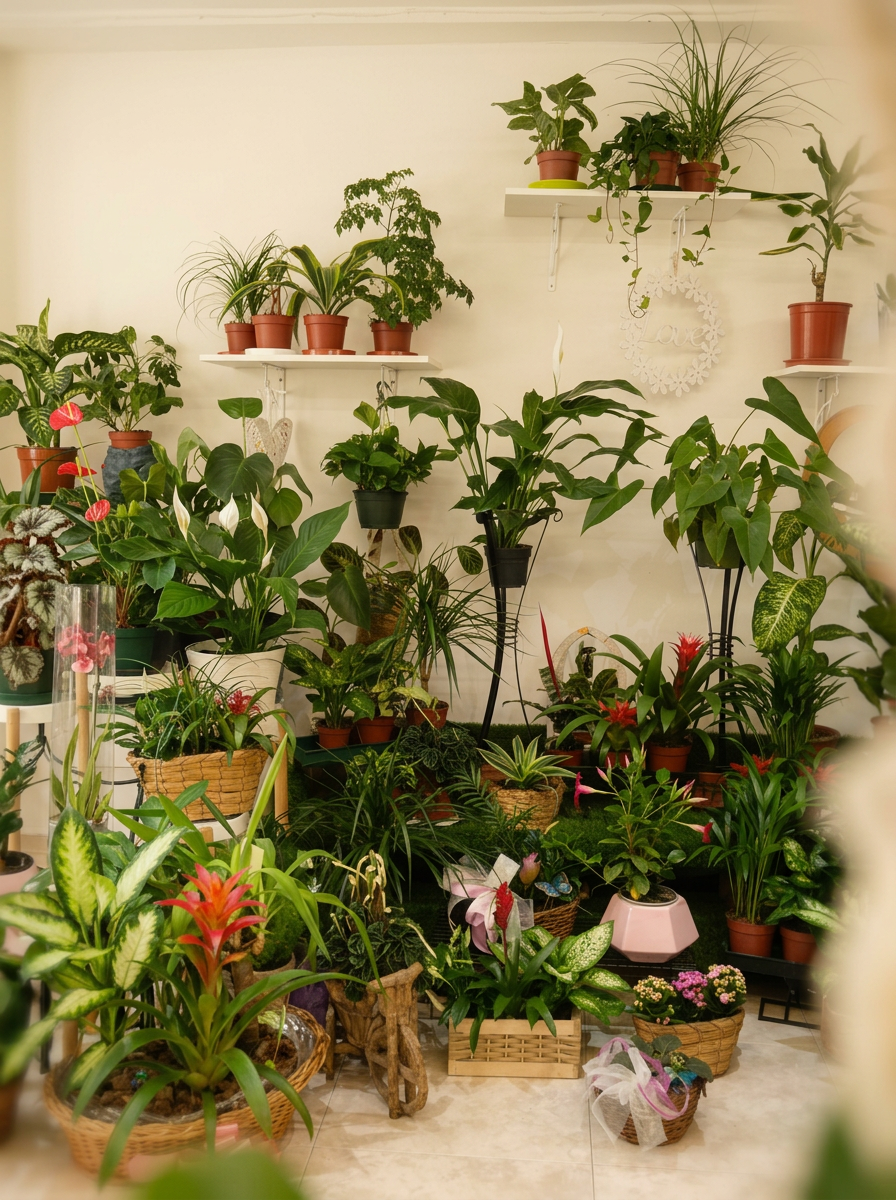 Rincón de plantas
